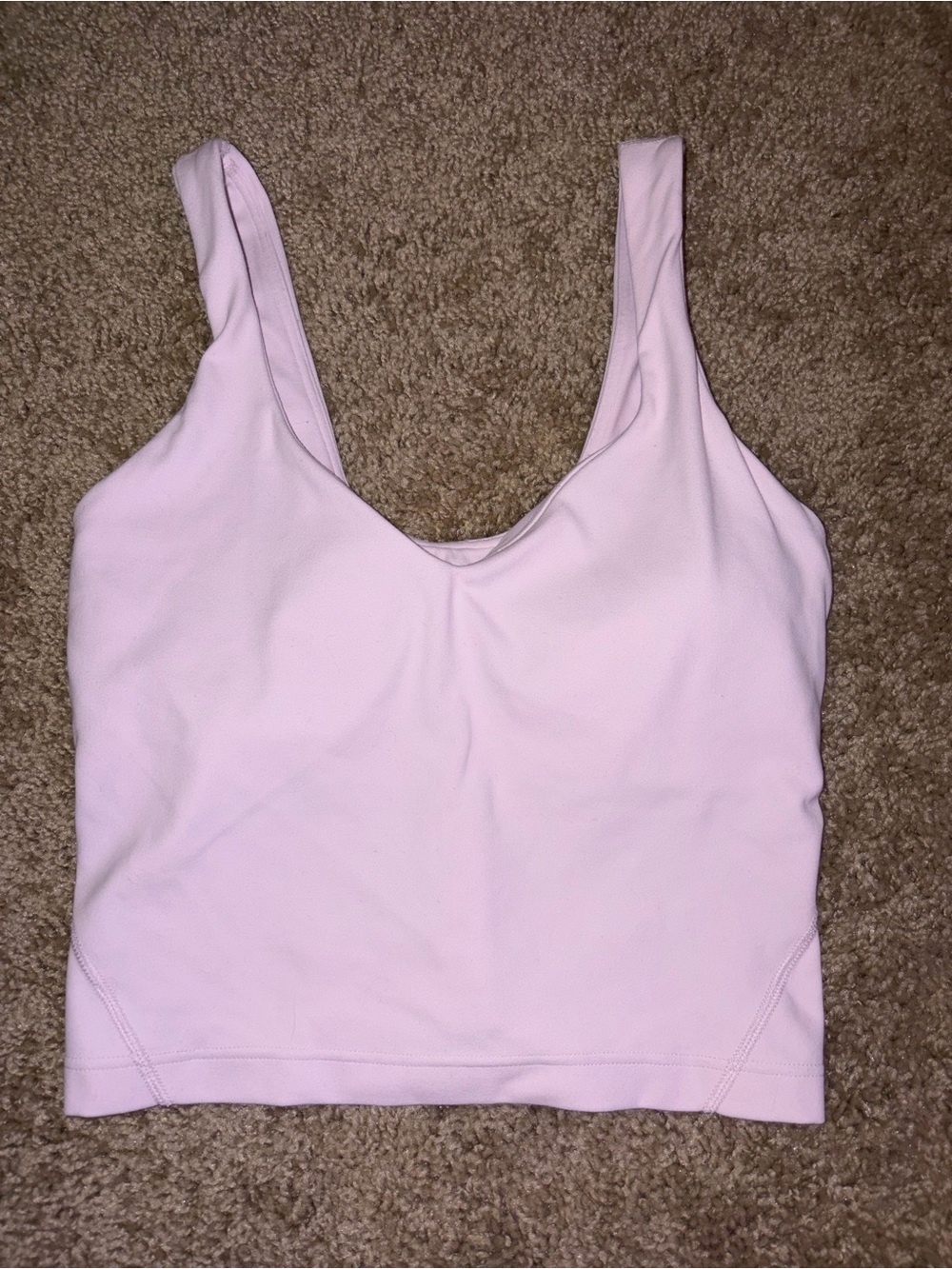 lululemon light pink align tank